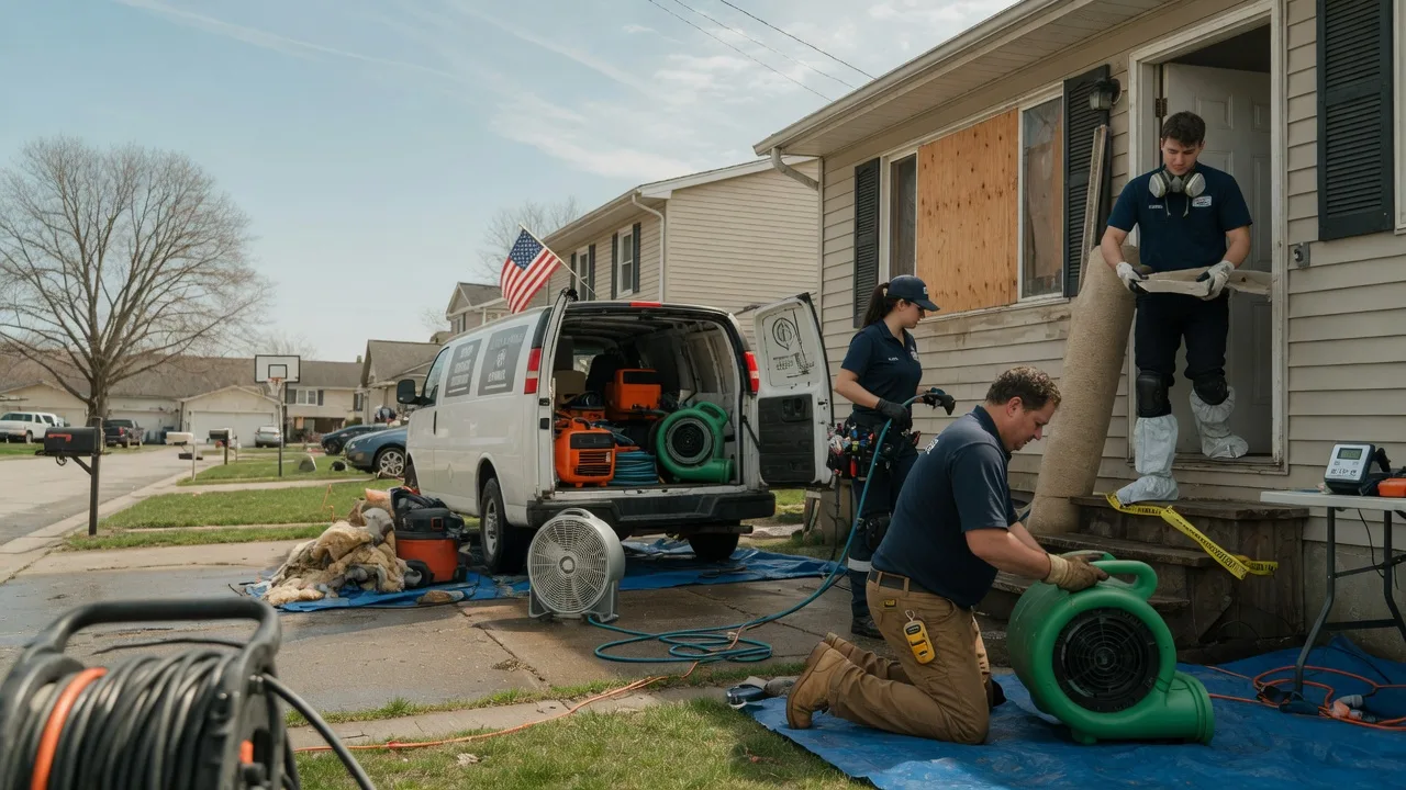 Water Damage Restoration in Burleson, TX near me